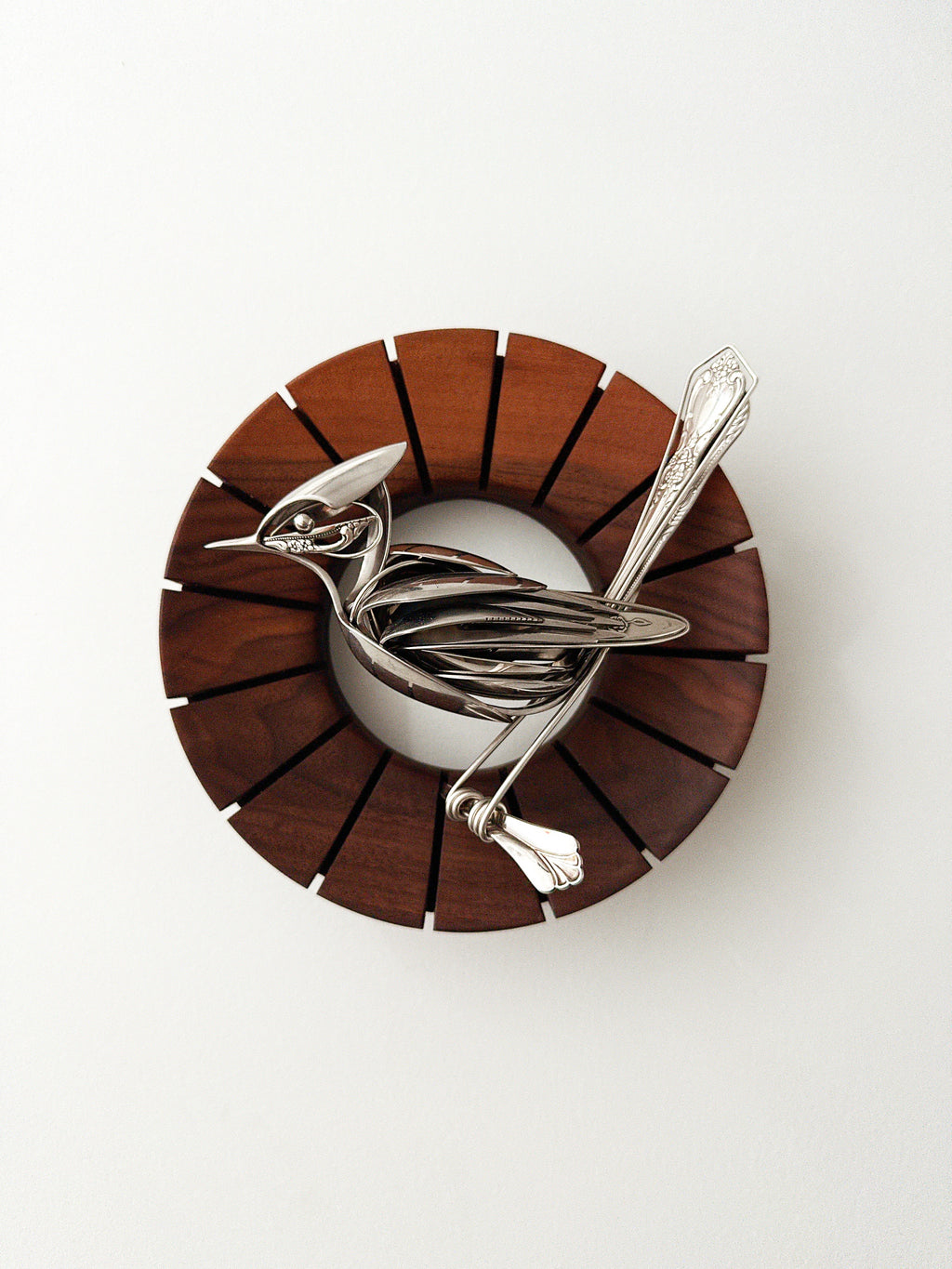 "Tiana" - Metal Bird Sculpture