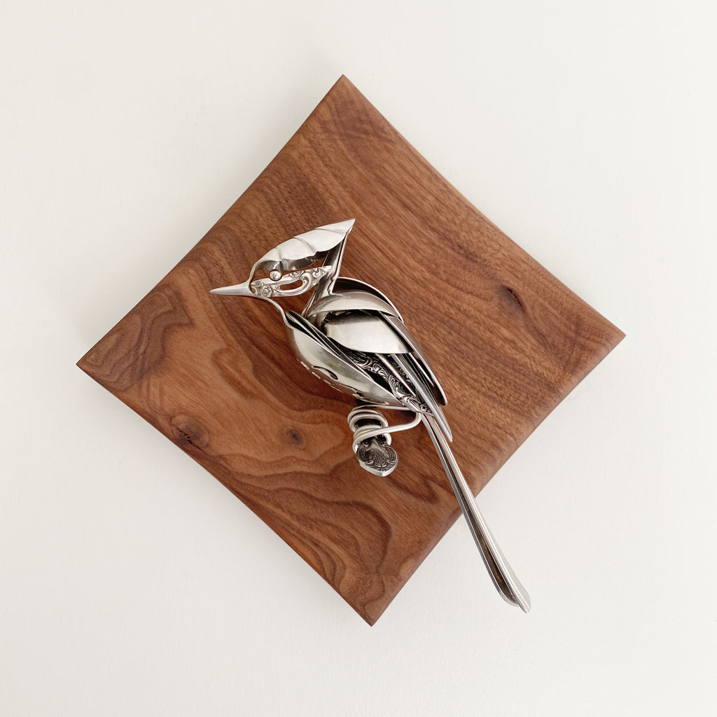 "Lex" - Upcycled Metal Bird Sculpture