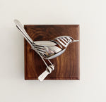 "Quill" - Upcycled Metal Bird Sculpture