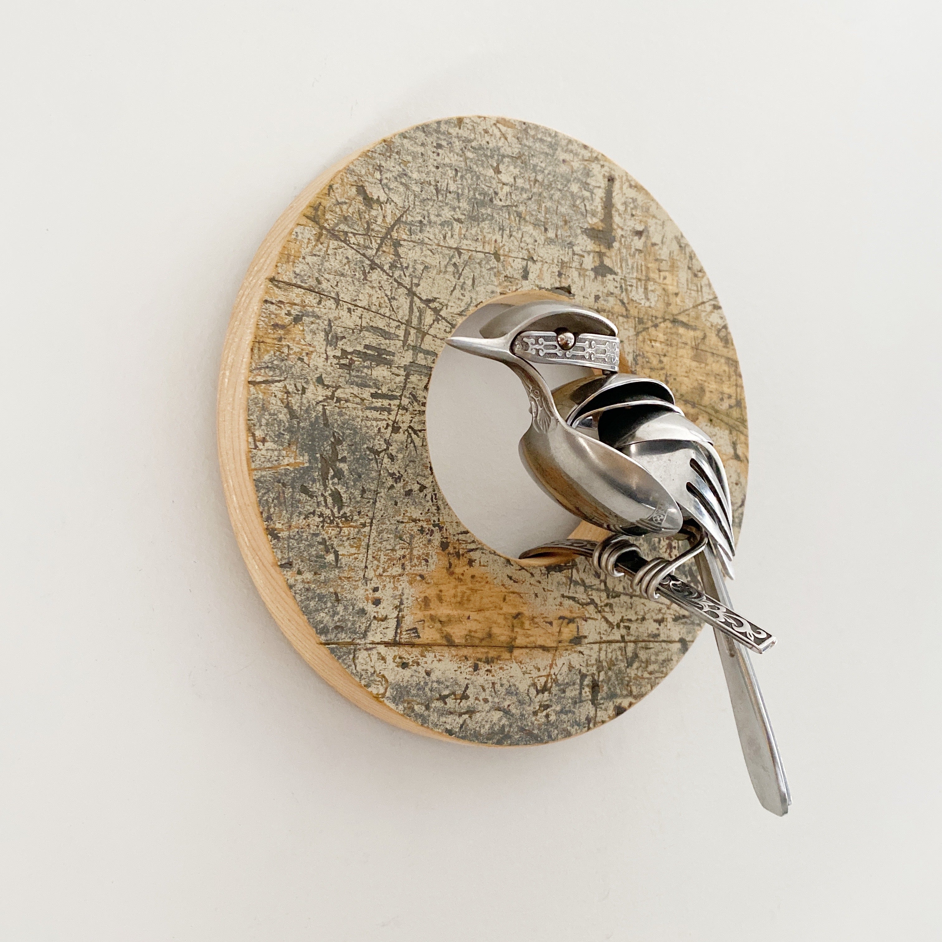 "Aaron"- Metal Bird Sculpture