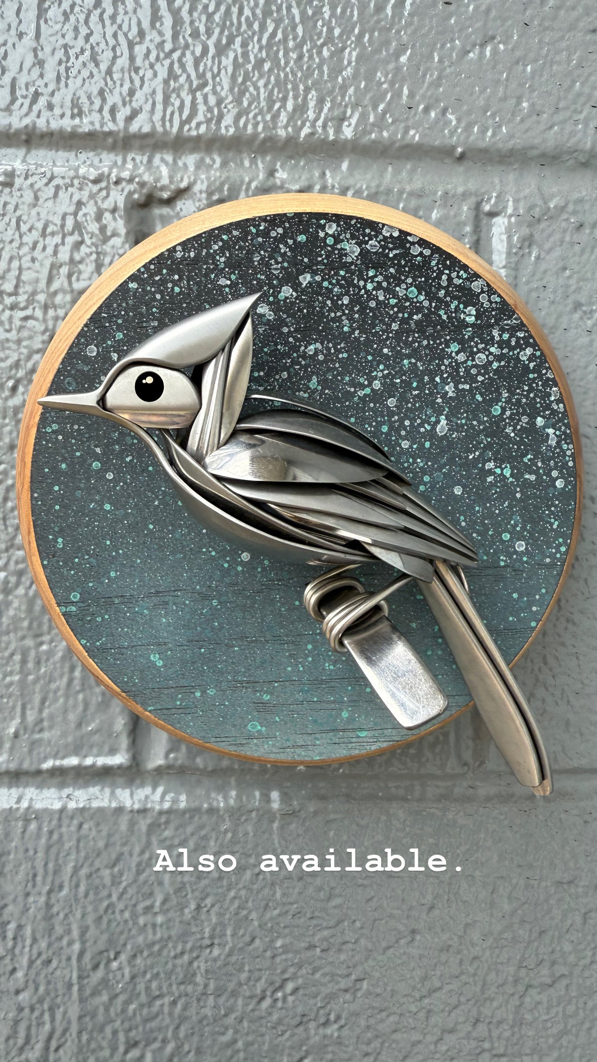 "Timmy" - Metal Bird Sculpture