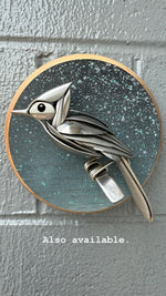 "Timmy" - Metal Bird Sculpture