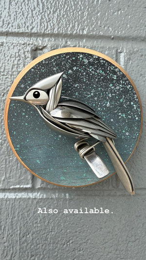 "Timmy" - Metal Bird Sculpture