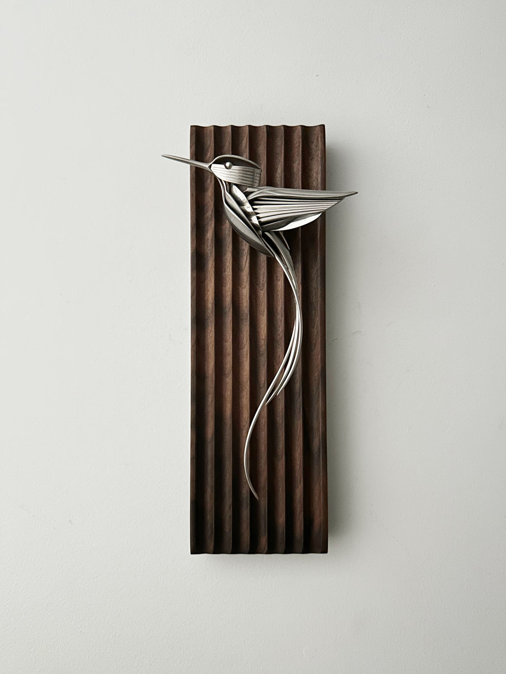 "Emmett" - Metal Hummingbird Sculpture