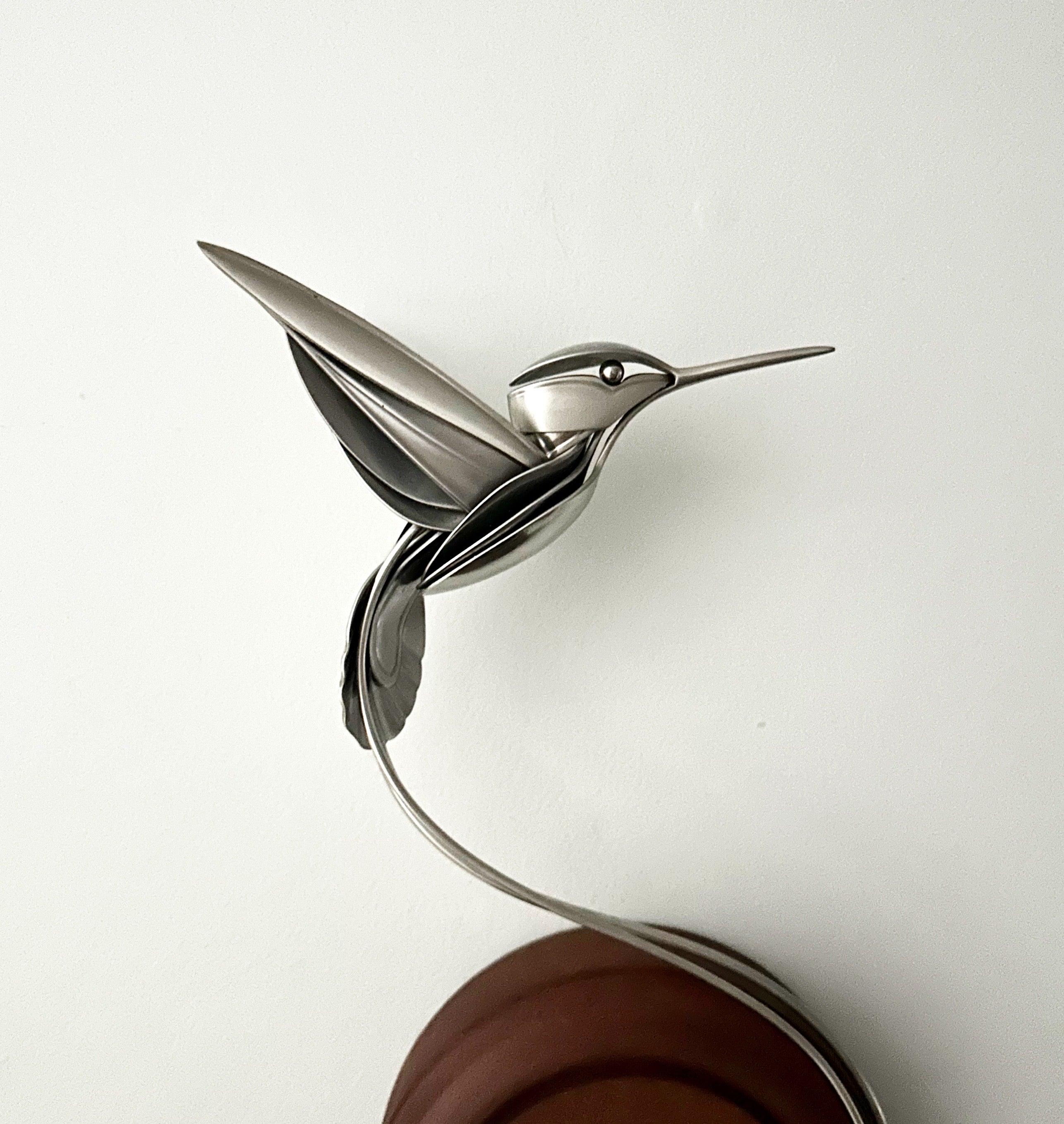 "Joshua" - Metal Hummingbird Sculpture