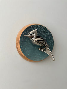 "Timmy" - Metal Bird Sculpture