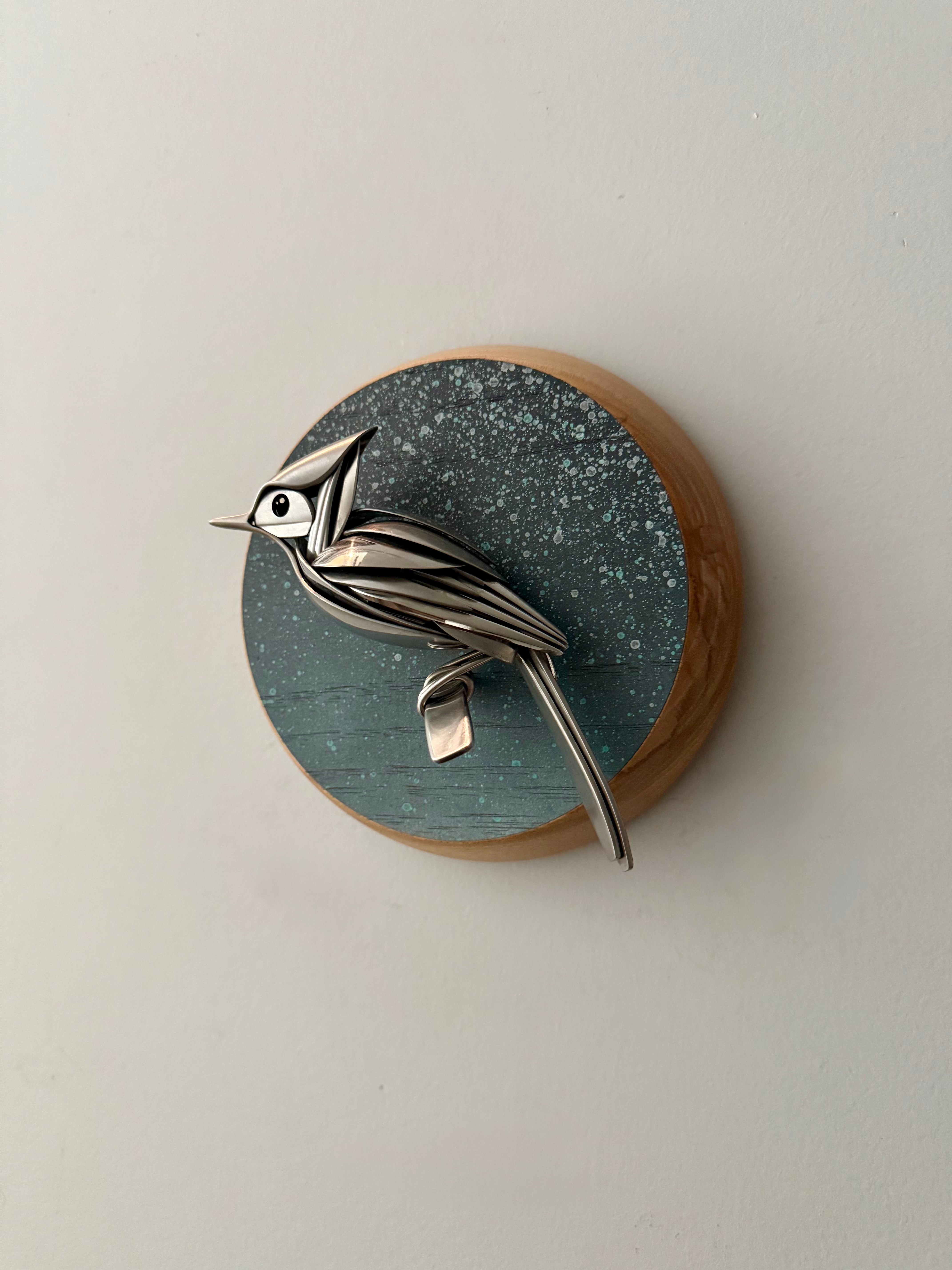 "Timmy" - Metal Bird Sculpture