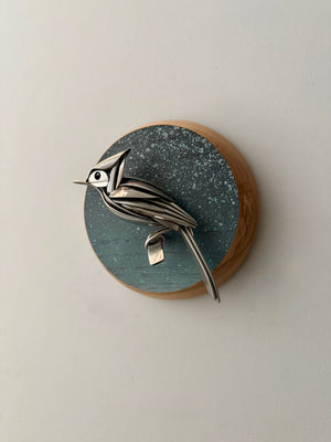 "Timmy" - Metal Bird Sculpture