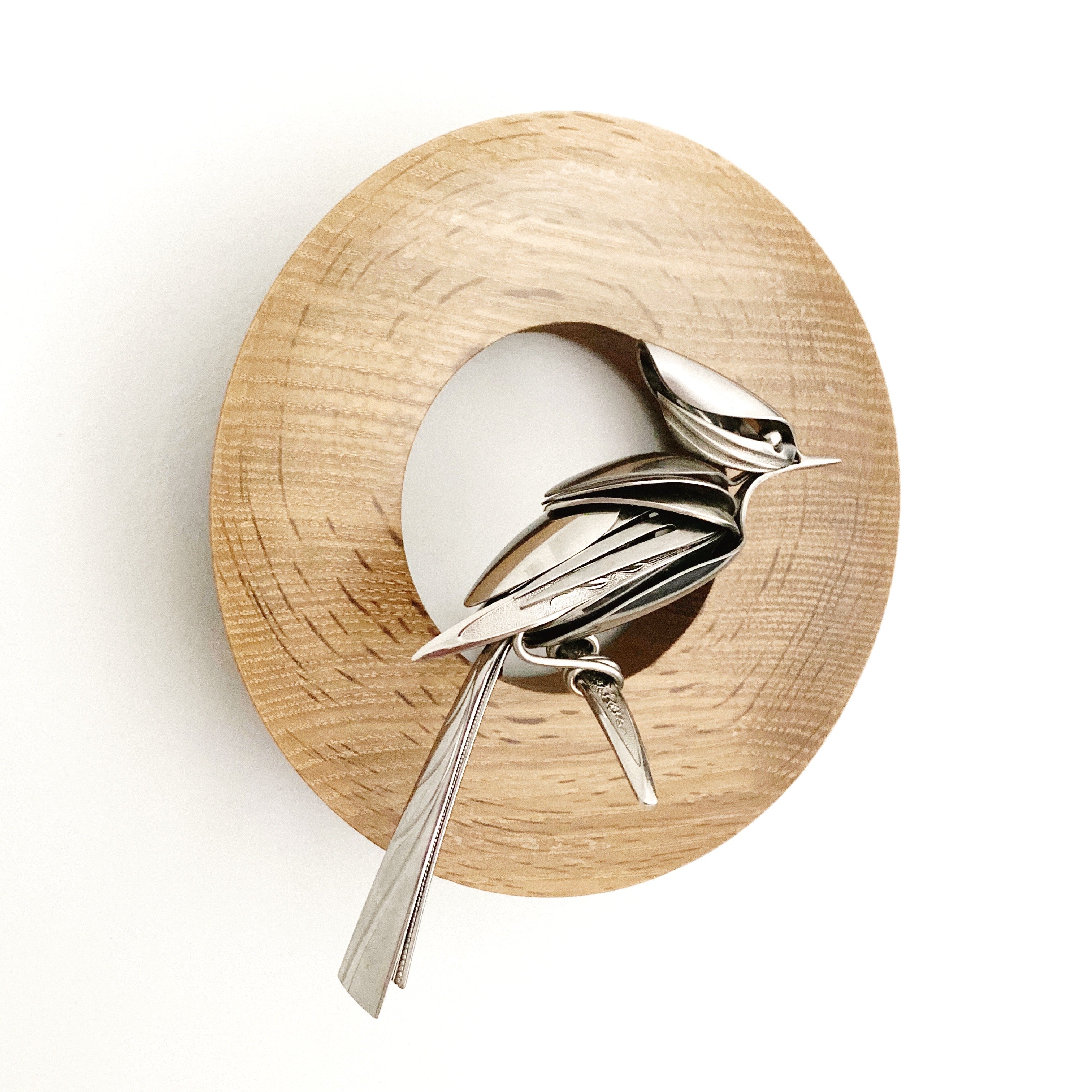 "Cara" - Metal Bird Sculpture