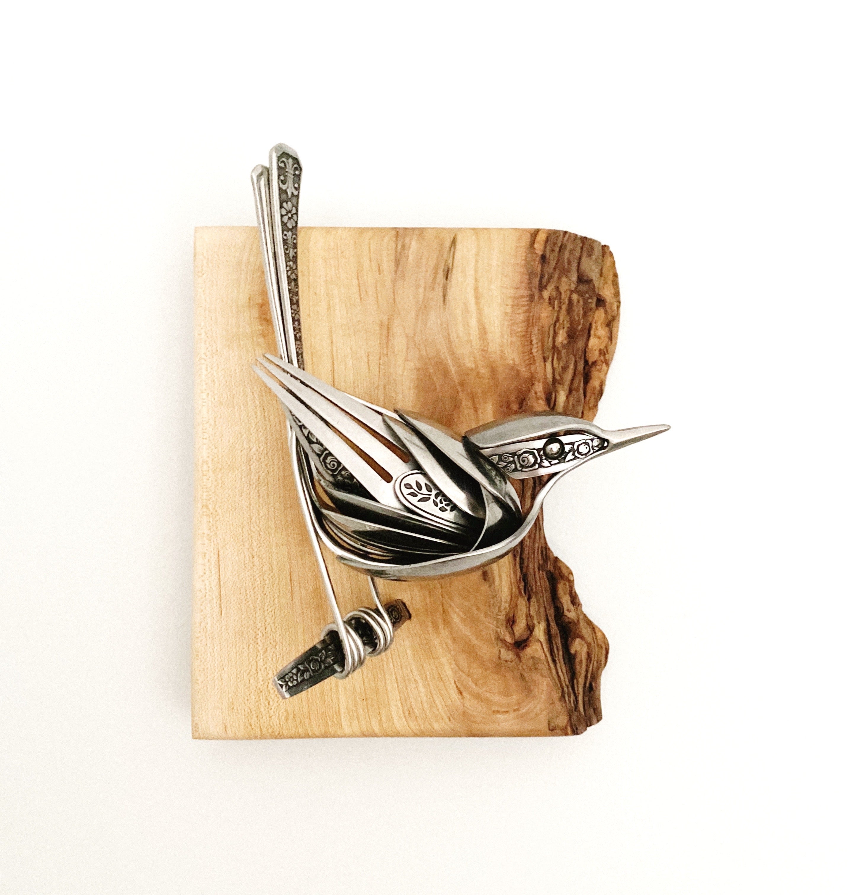 "Mavis" - Metal Bird Sculpture