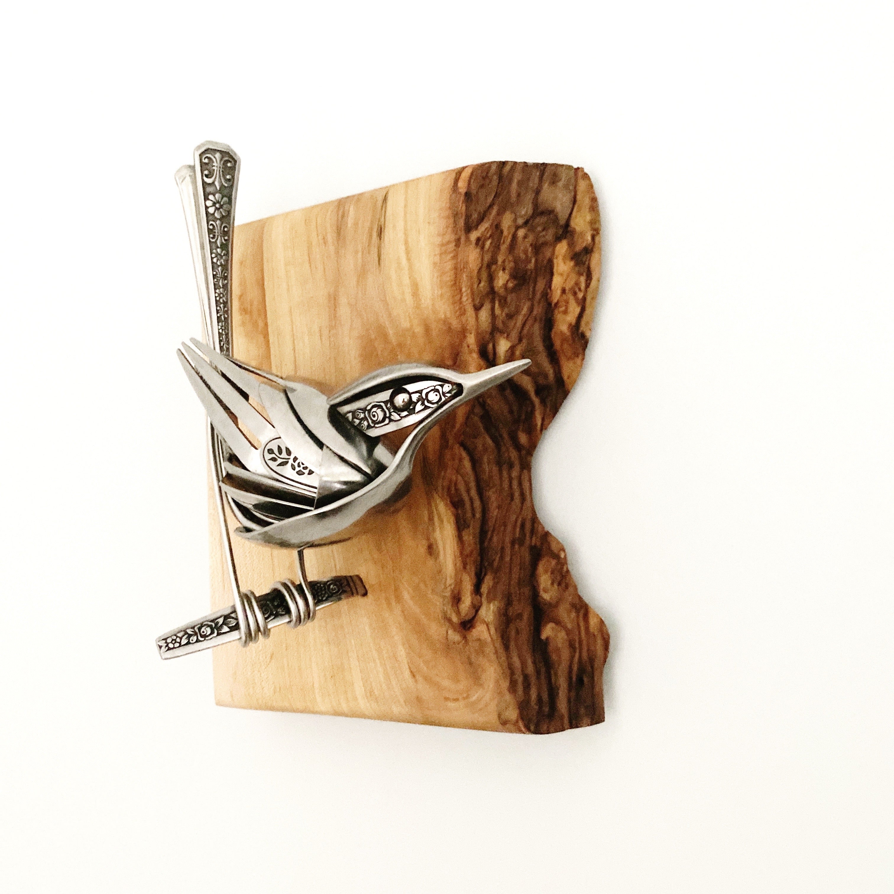"Mavis" - Metal Bird Sculpture