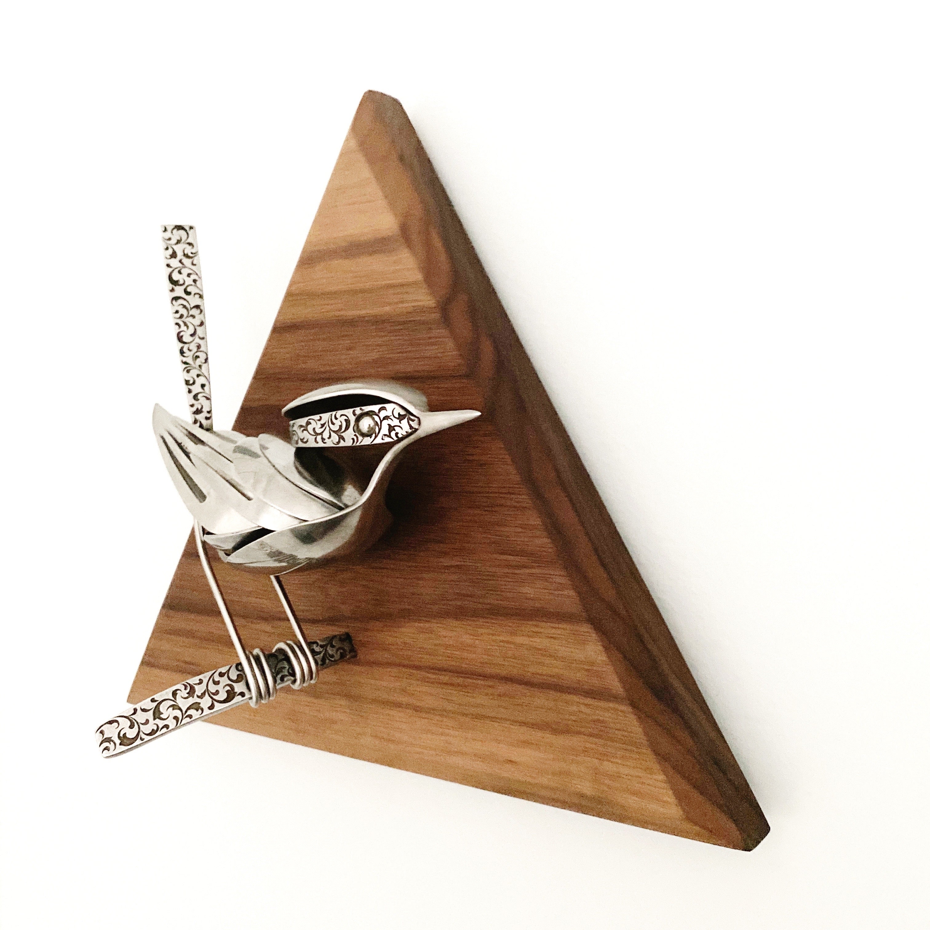 "Fable" - Metal Bird Sculpture