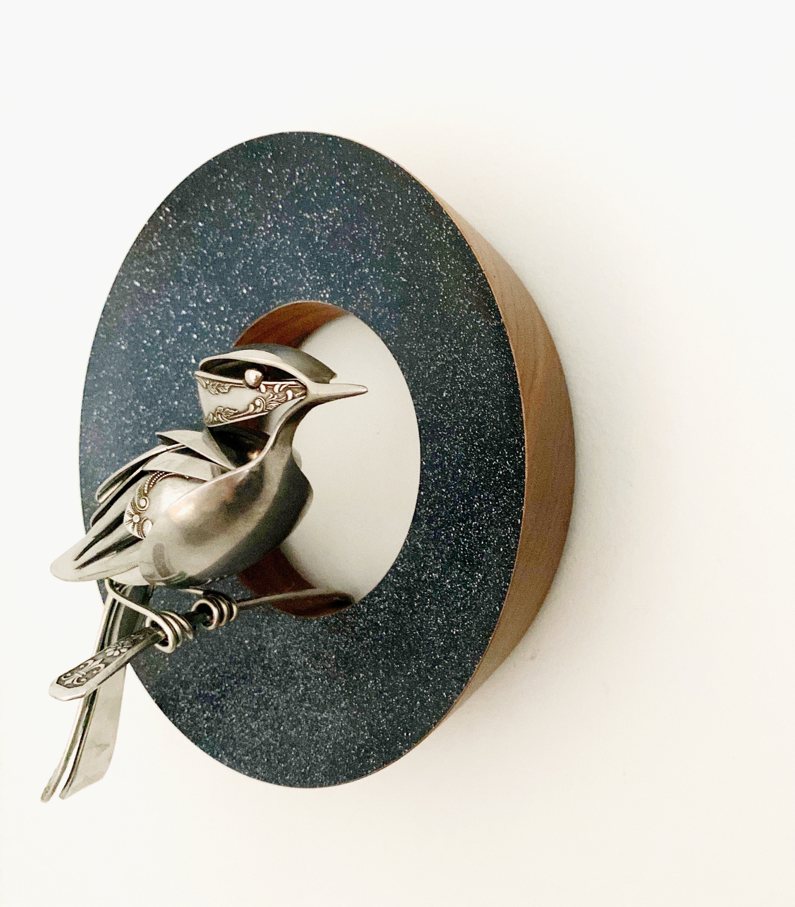 "Rionne" - Metal Bird Sculpture