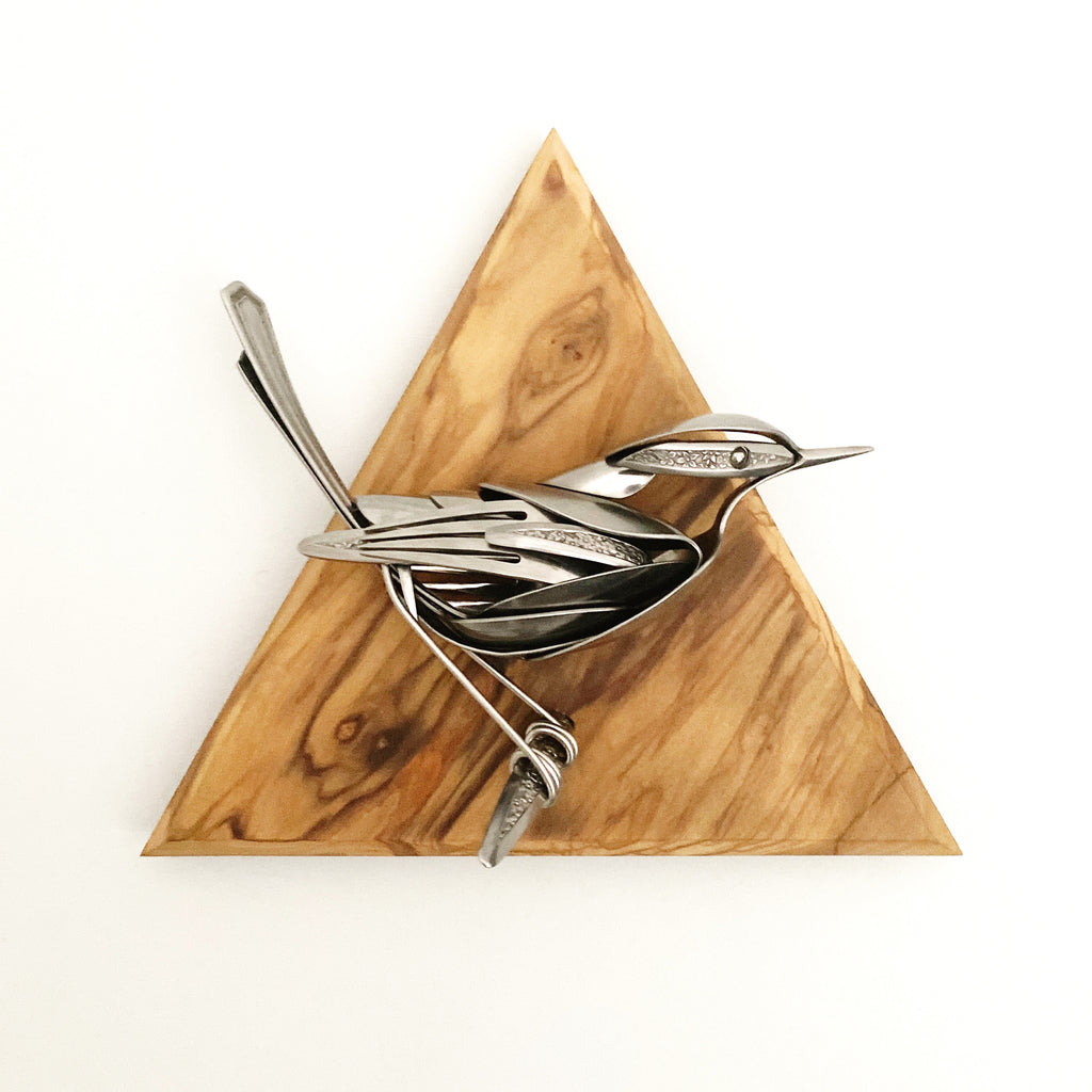 "Lana" - Metal Bird Sculpture