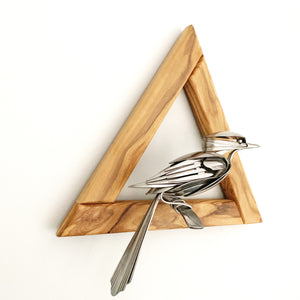 "Able" - Metal Bird Sculpture