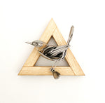 "Rosalina" - Metal Bird Sculpture