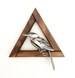 "Vince" - Metal Bird Sculpture