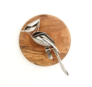 "Cooper" - Metal Bird Sculpture