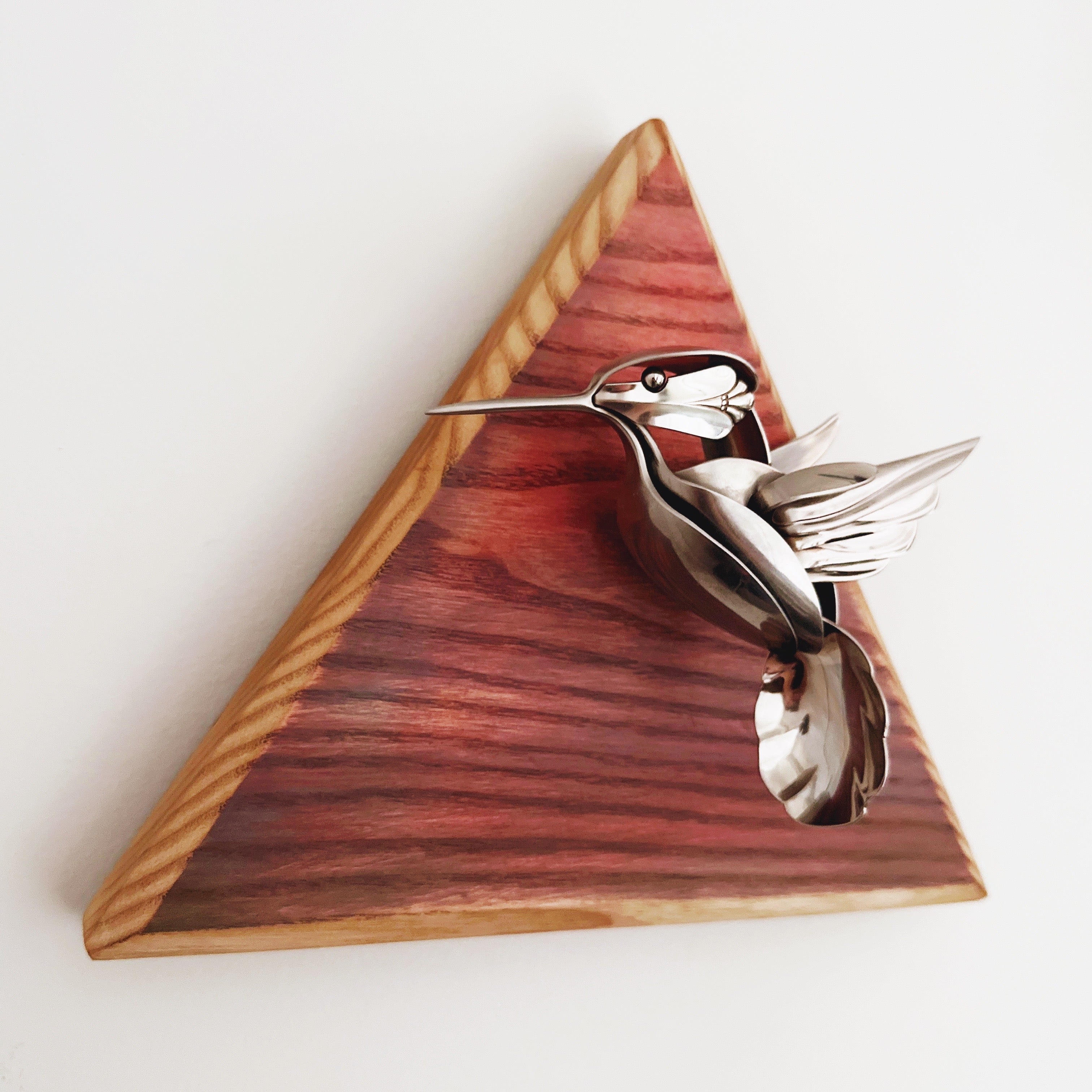 "Amber" - Metal Bird Sculpture