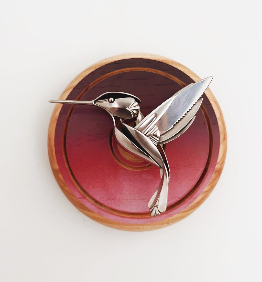 "Rey" - Metal Bird Sculpture