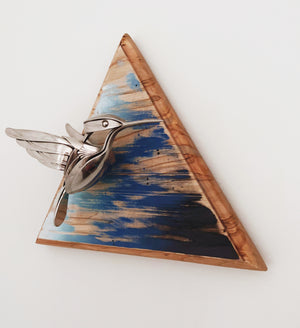 "Beau" - Metal Bird Sculpture