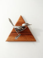 "Snyder" - Metal Bird Sculpture