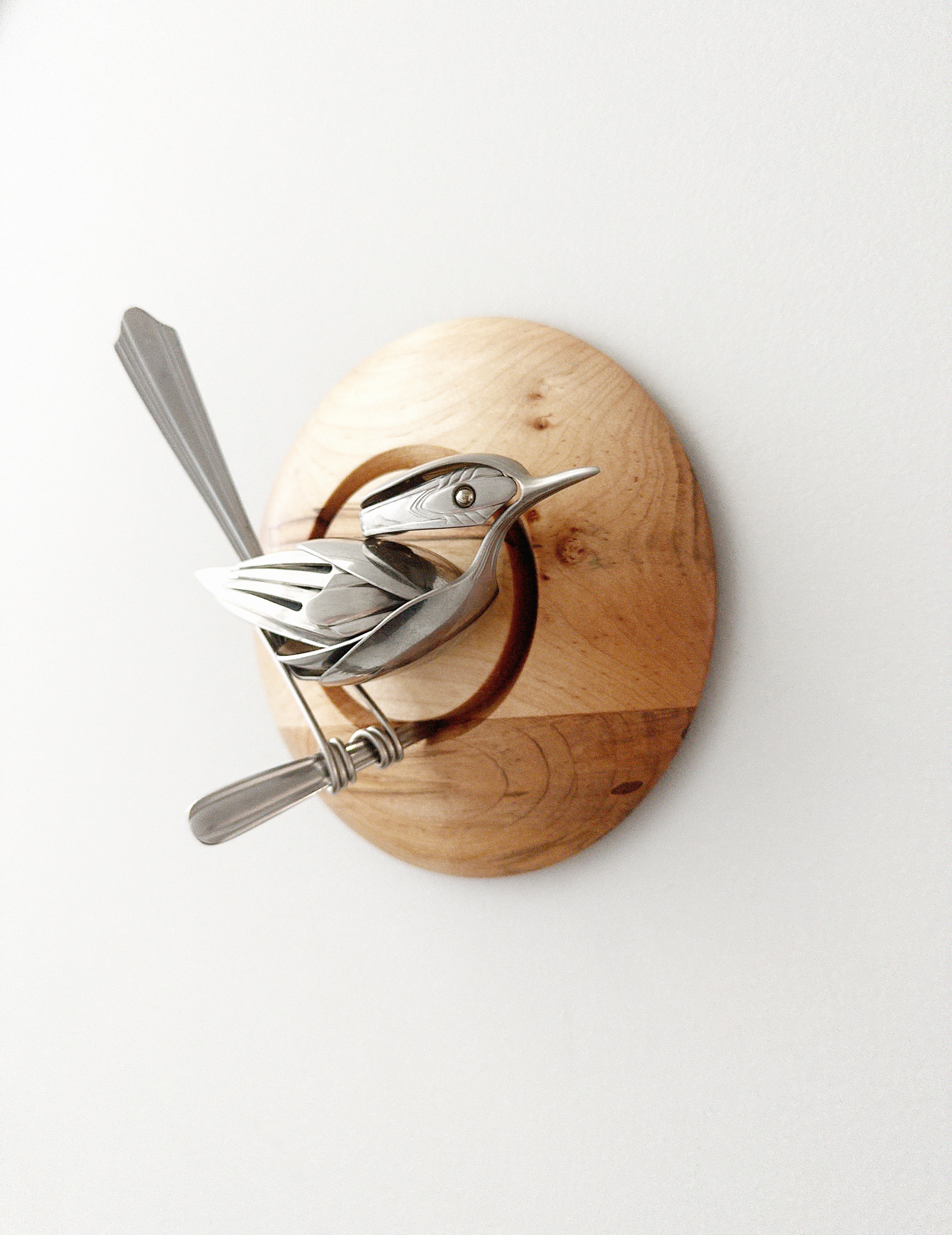 "Nash" - Metal Bird Sculpture