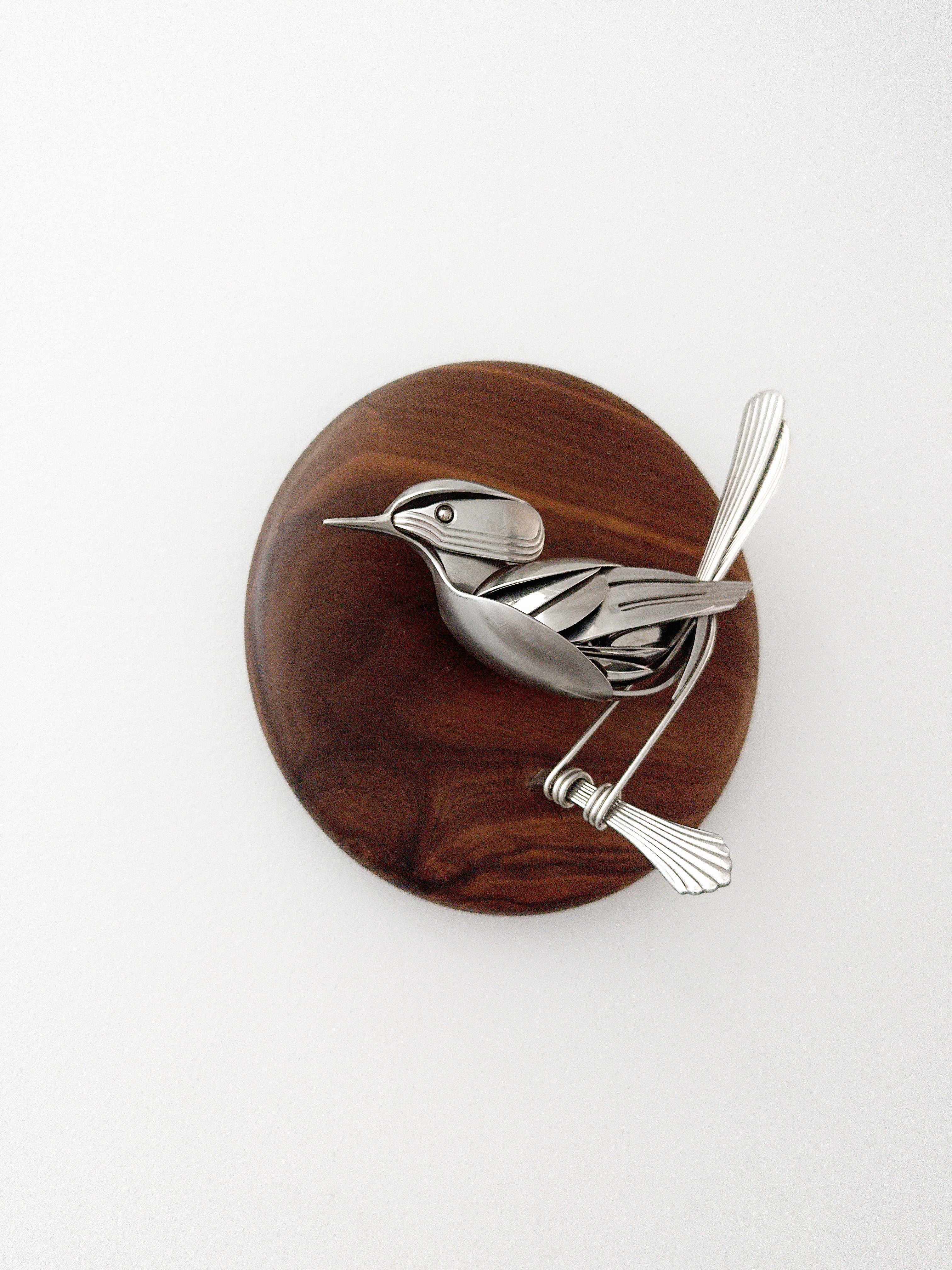 "Samuel" - Metal Bird Sculpture