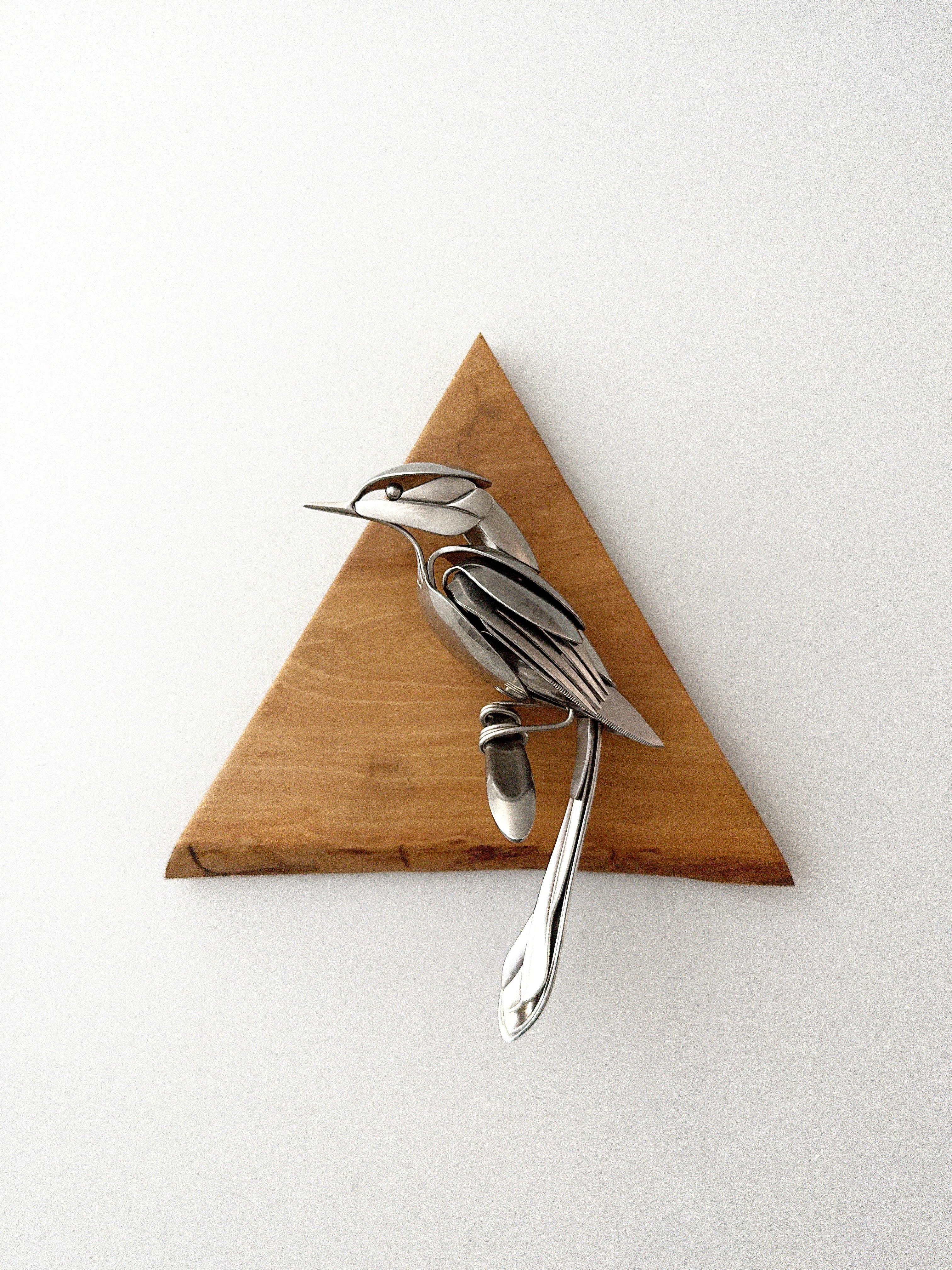 "Jeremy" - Metal Bird Sculpture