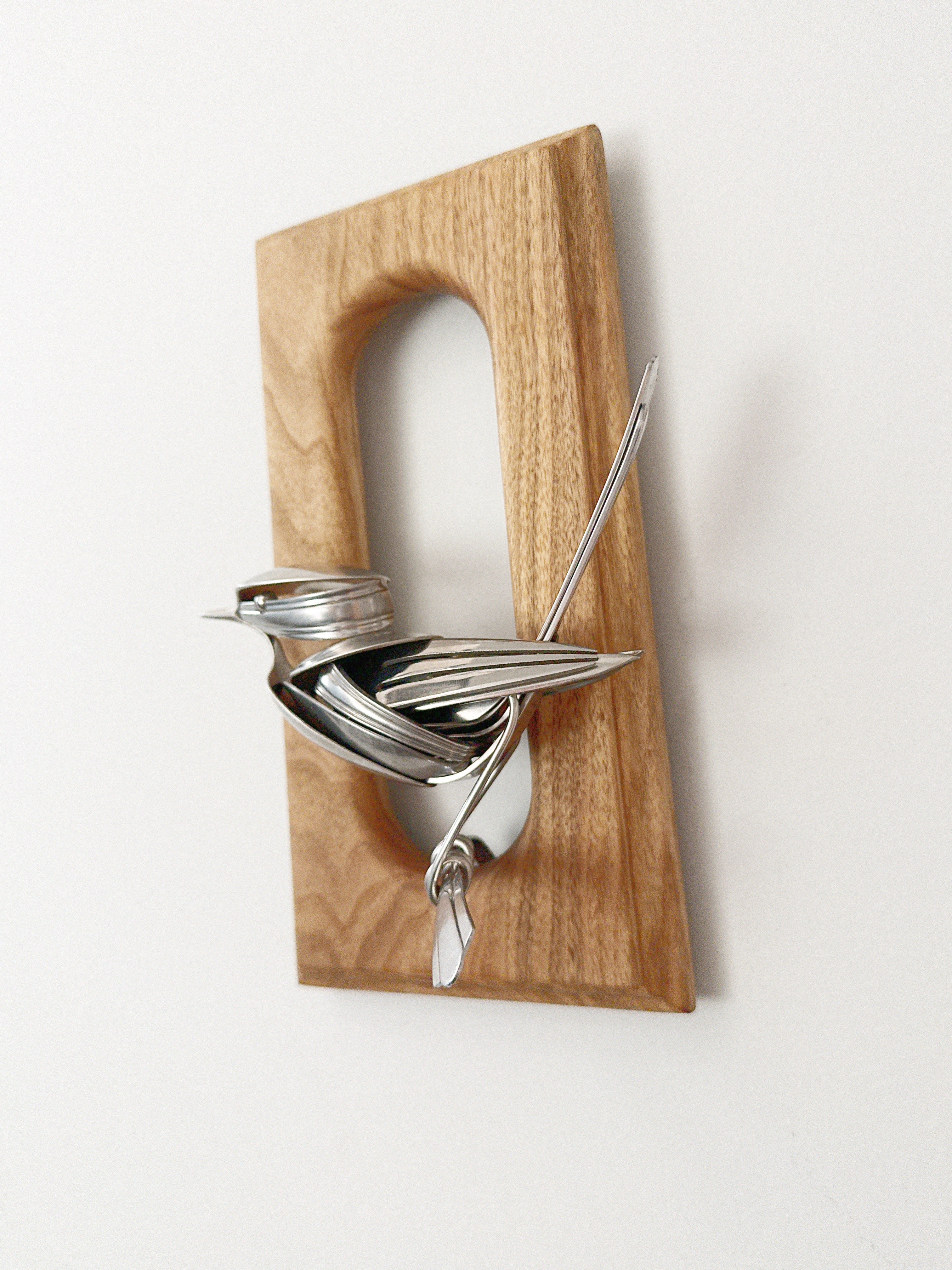 "Oscar" - Metal Bird Sculpture