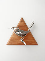 "Harvest" - Metal Bird Sculpture