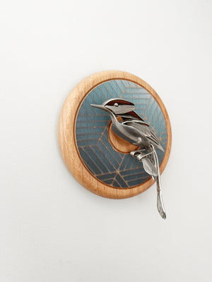 "Hansel" - Metal Bird Sculpture