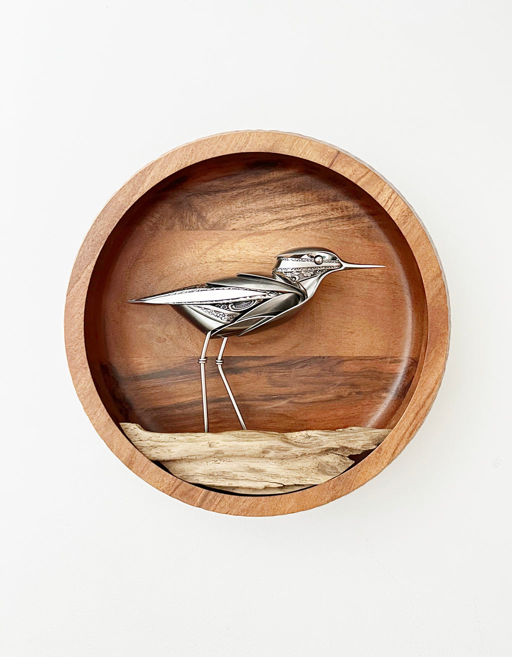 "Sullivan" - Metal Sandpiper Sculpture