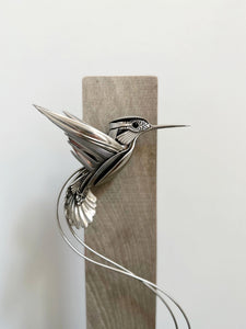 "Rowyn"- Upcycled Hummingbird Sculpture
