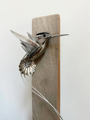 "Rowyn"- Upcycled Hummingbird Sculpture