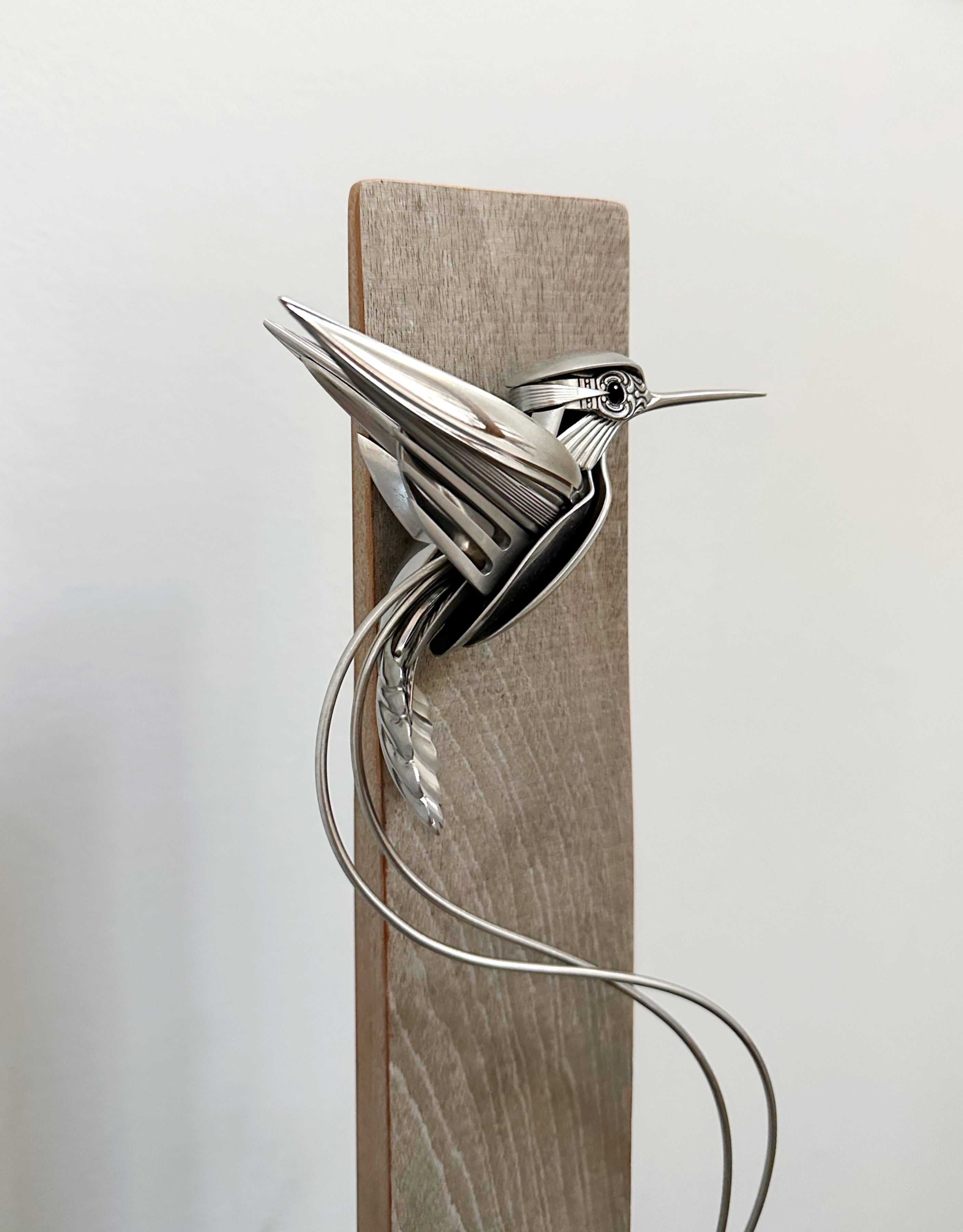 "Rowyn"- Upcycled Hummingbird Sculpture