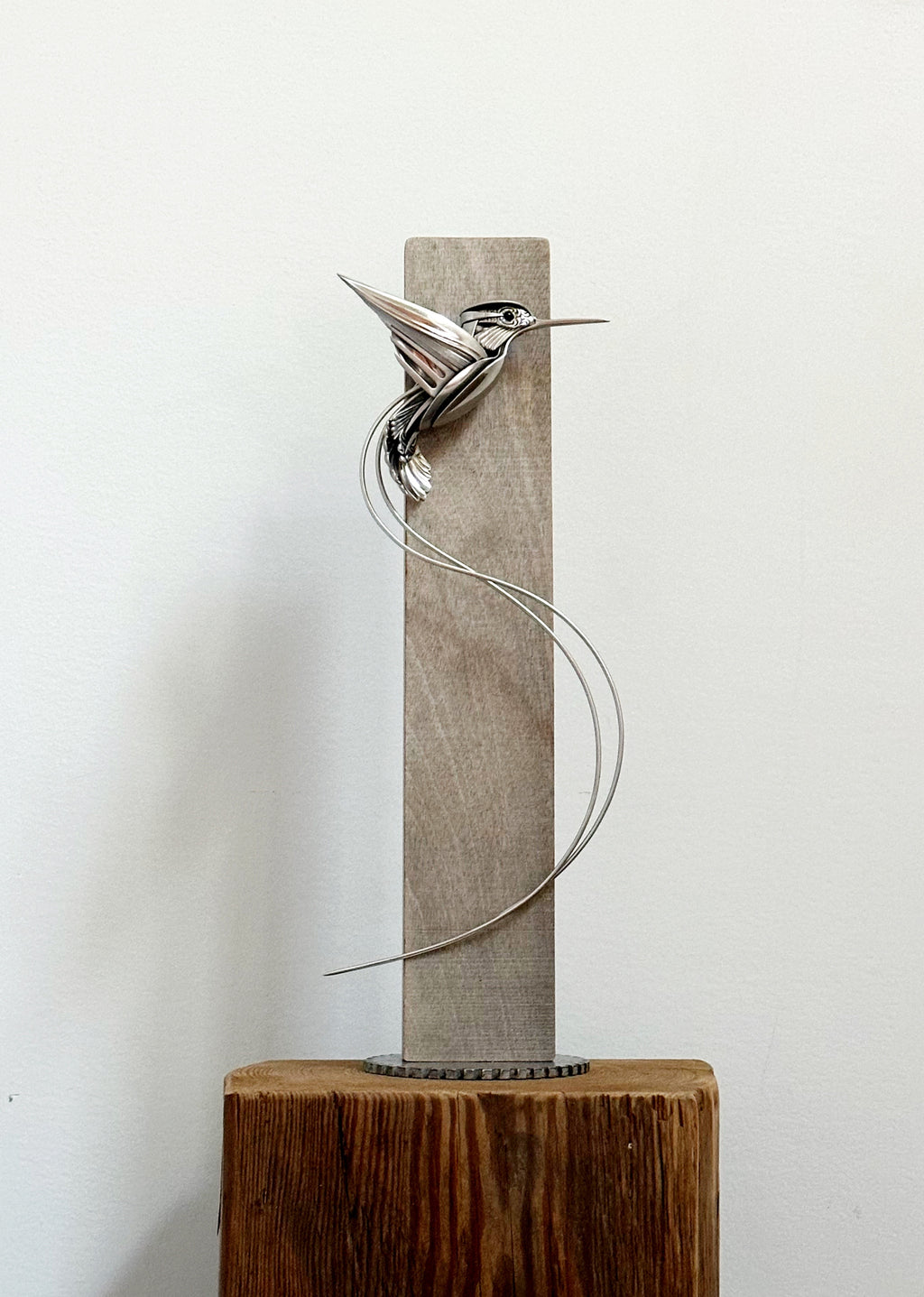 "Rowyn"- Upcycled Hummingbird Sculpture