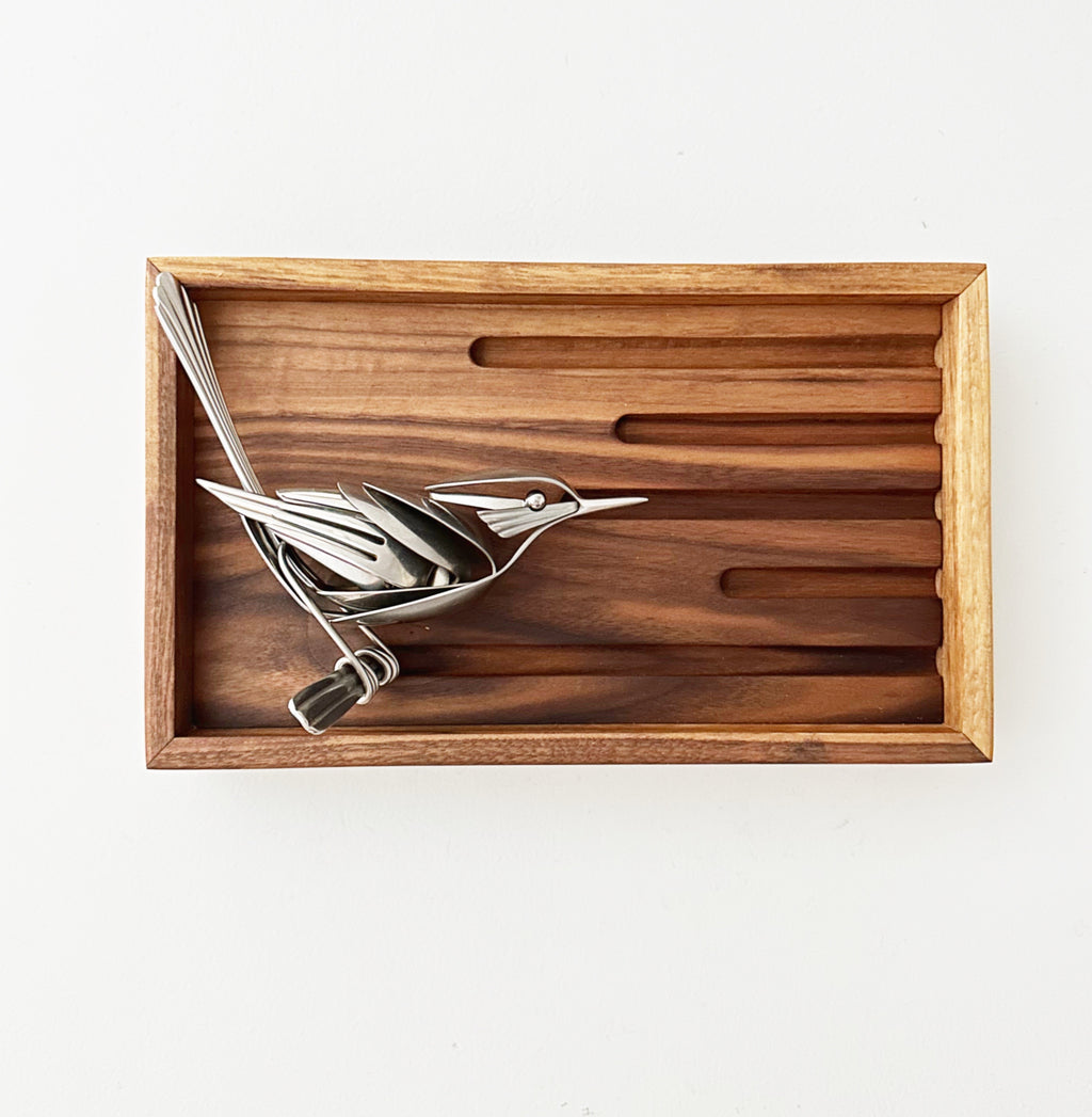 "Benjamin" - Metal Bird Sculpture