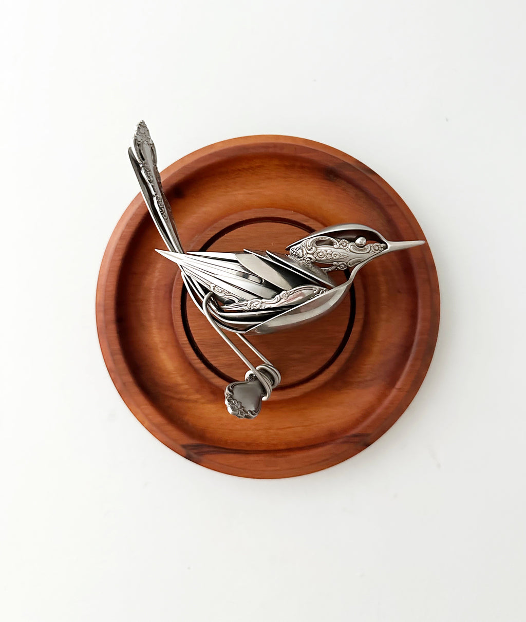"Glenda" - Metal Bird Sculpture