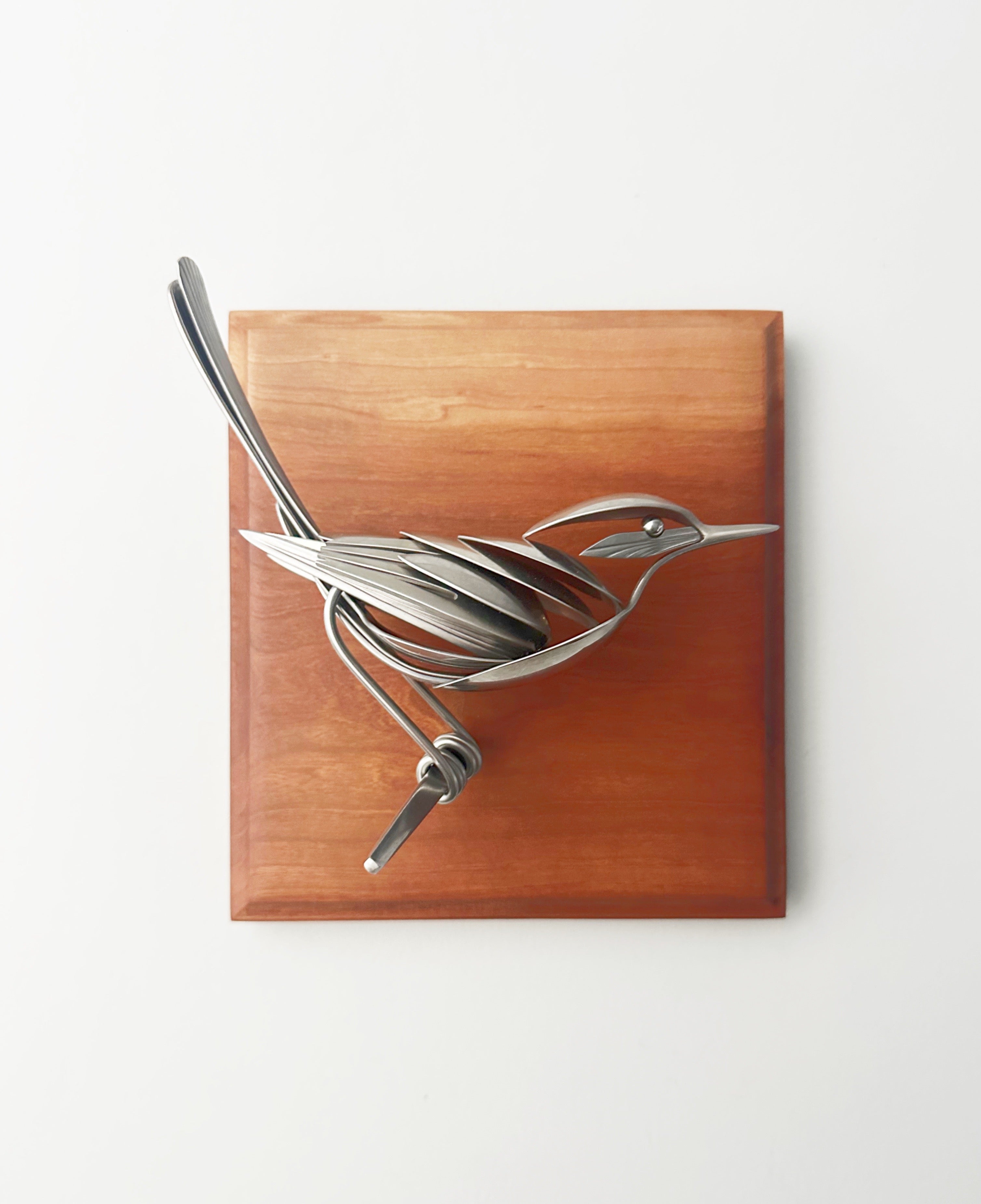 "Dante" - Metal Bird Sculpture