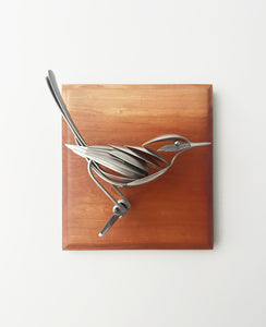 "Dante" - Metal Bird Sculpture