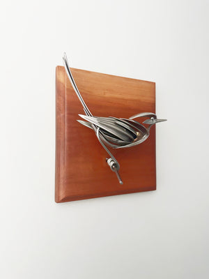 "Dante" - Metal Bird Sculpture