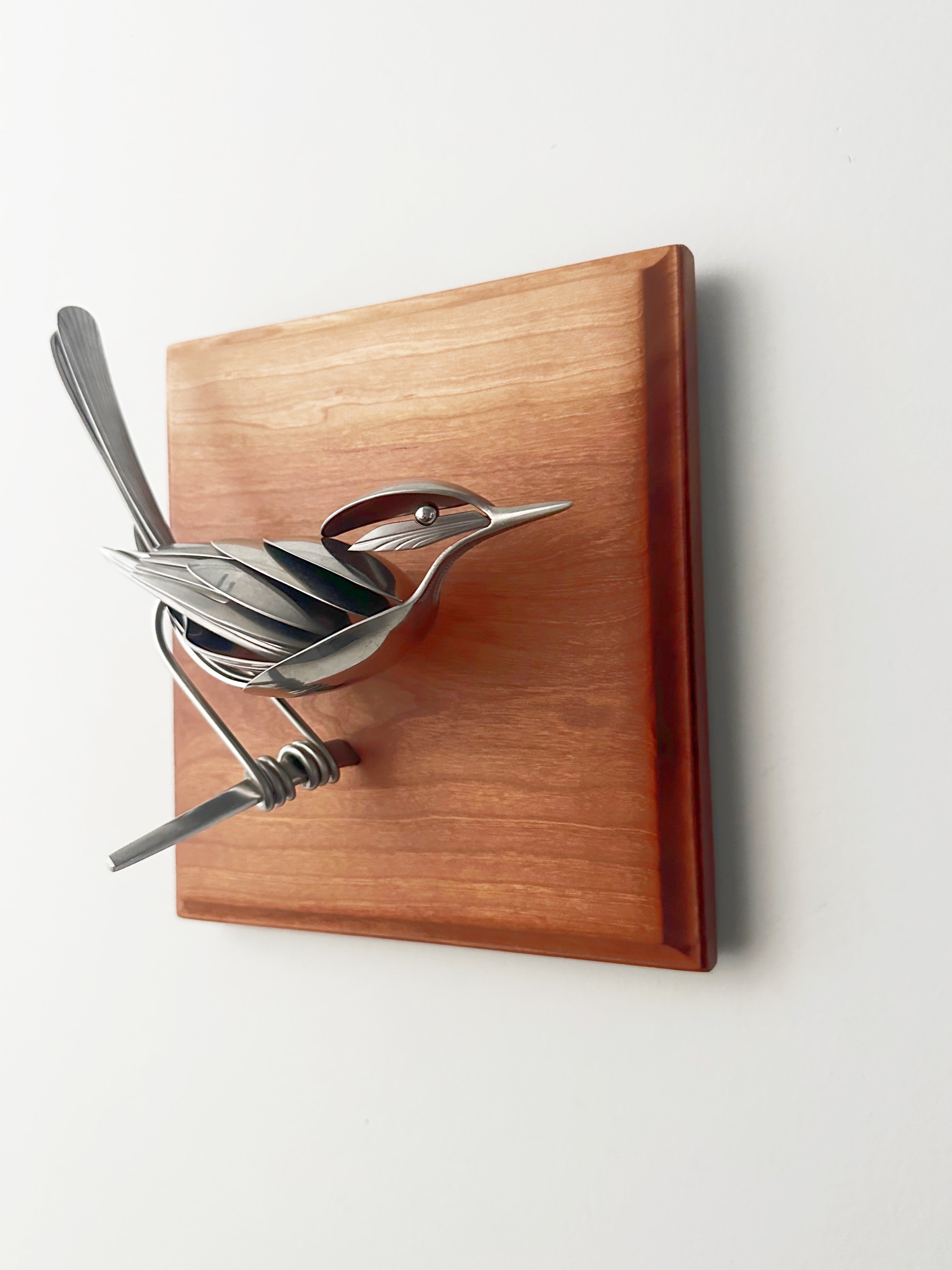 "Dante" - Metal Bird Sculpture
