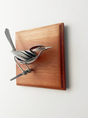 "Dante" - Metal Bird Sculpture