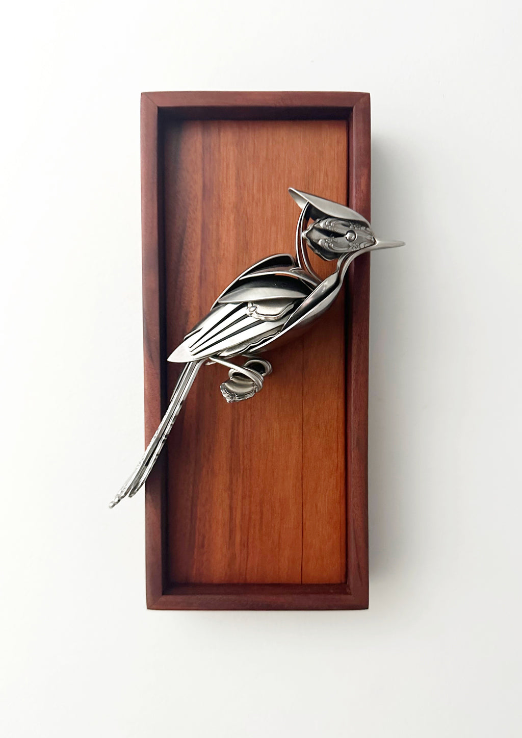 "Adeline" - Metal Bird Sculpture