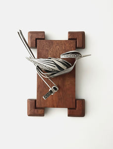 "Ronin"- Metal Bird Sculpture