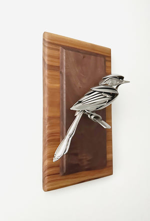 "Mira" - Metal Bird Sculpture