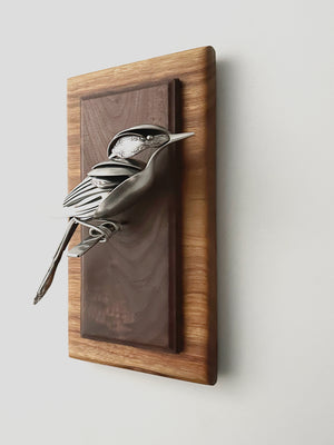 "Mira" - Metal Bird Sculpture