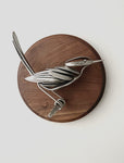 "Owen" - Metal Bird Sculpture