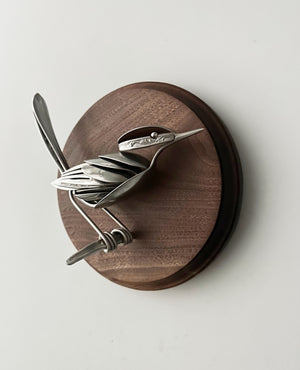 "Owen" - Metal Bird Sculpture